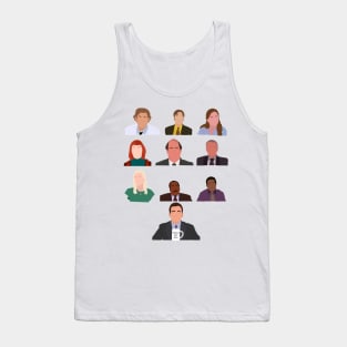 The Office Character Design Tank Top